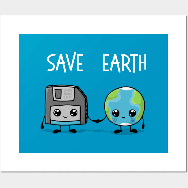 Save Earth Wall Art by Beka